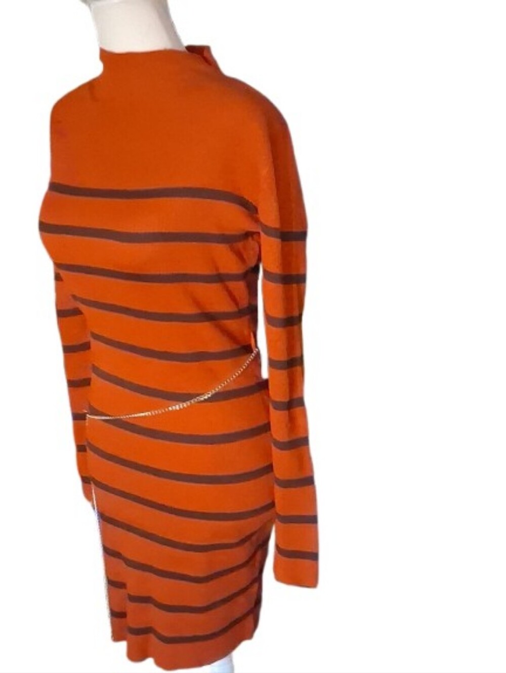 NWT Madden Girl Striped Knit Bodycon Mini Dress Junior Large